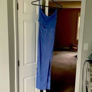 Beautiful brand new sky blue long dress.